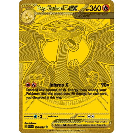 POKEMON TCG Mega Charizard X ex 130/94