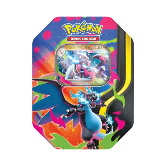 Pokemon TCG Mega Charizard X EX Tin