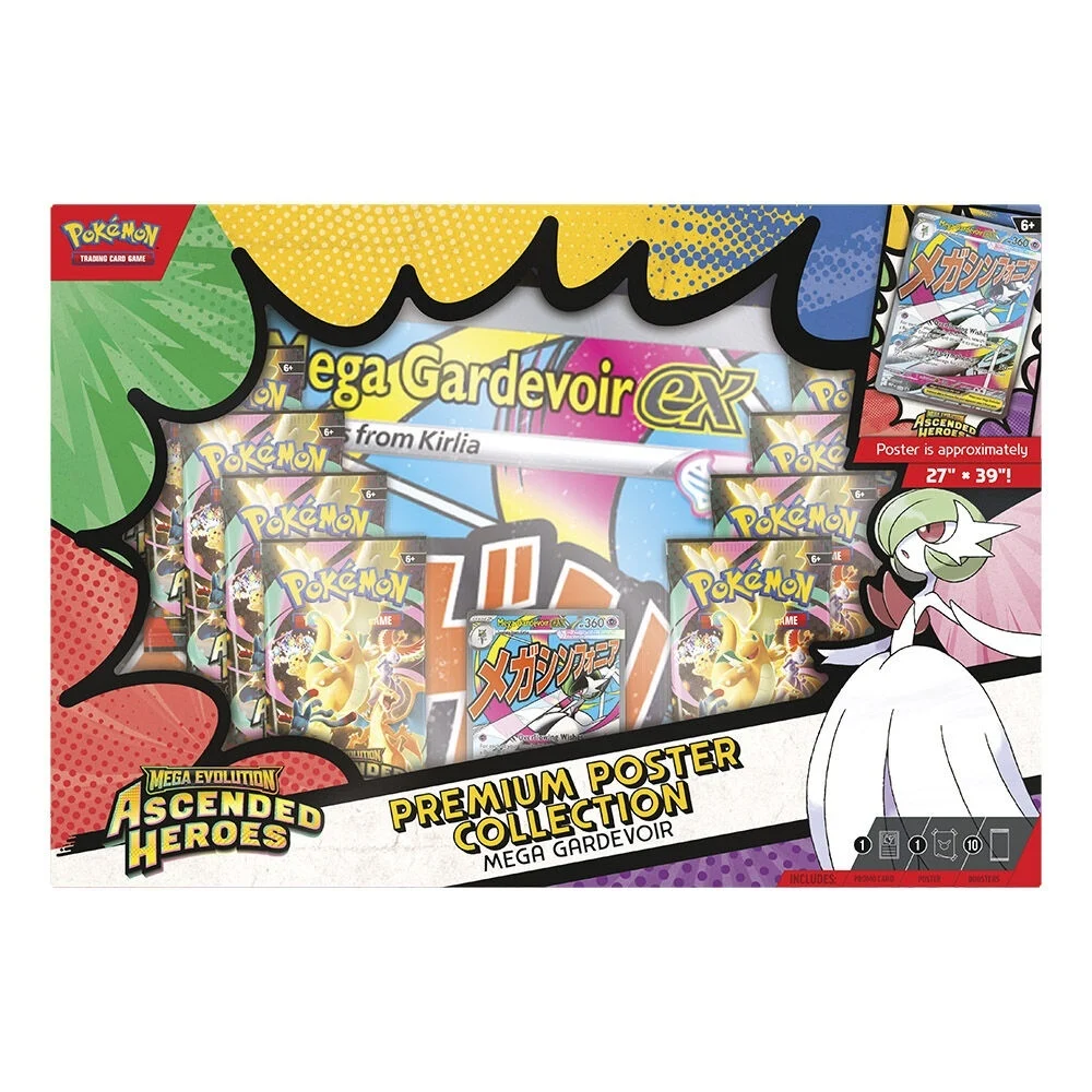 Pokemon TCG Mega Evolution Ascended Heroes Premium Poster Collection
