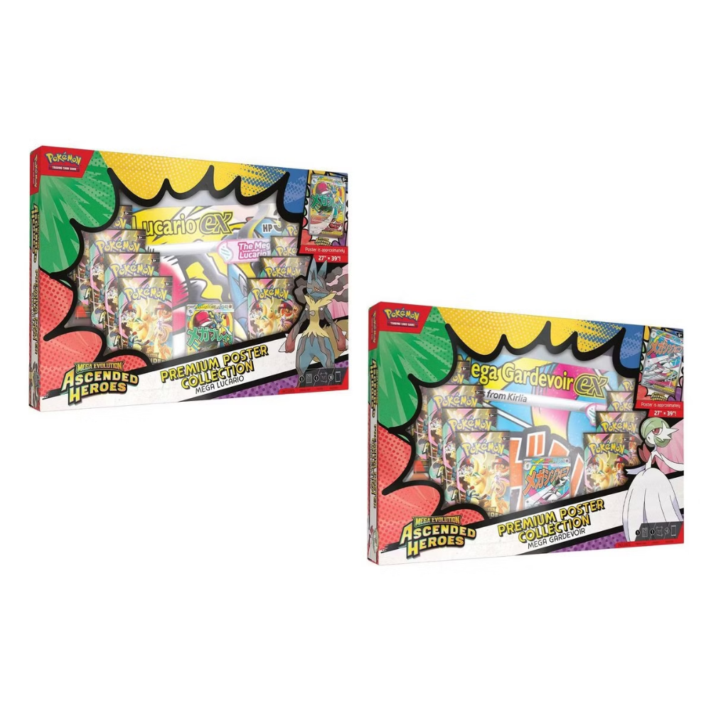 Pokemon TCG Mega Evolution Ascended Heroes Premium Poster Collection
