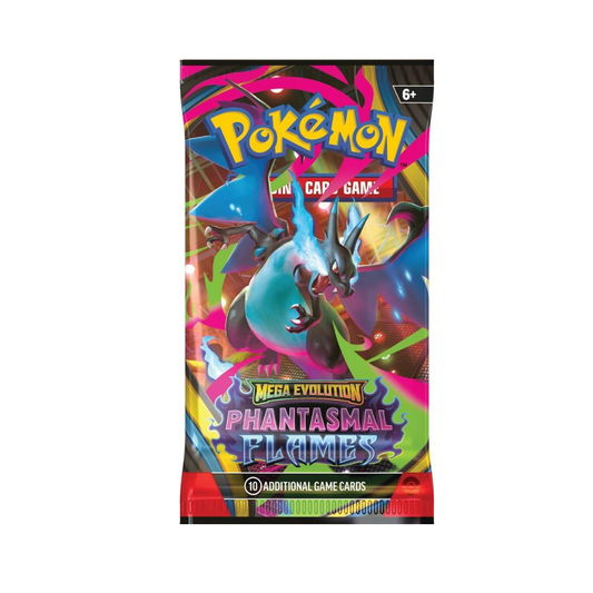 Pokemon TCG: Mega Evolution Phantasmal Flames Tekli Booster Paketi