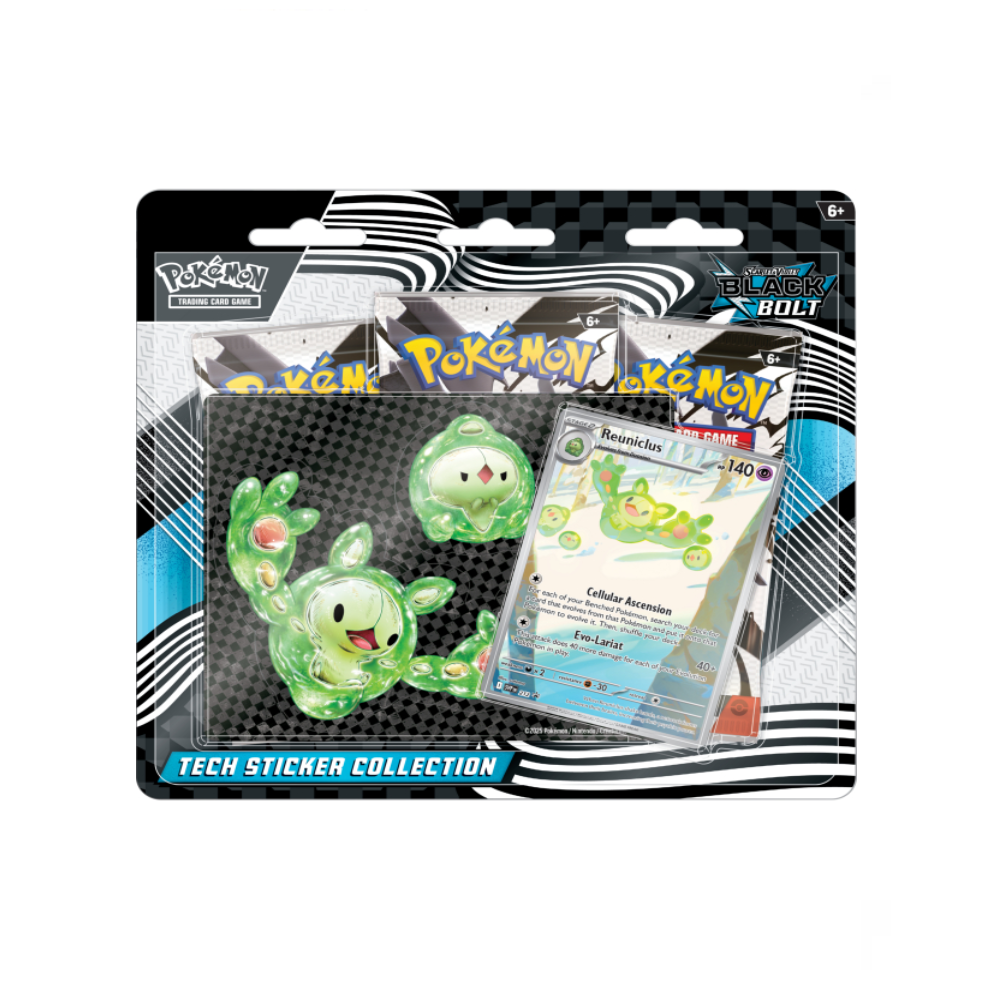 Pokemon TCG - SV10.5 Black Bolt Tech Sticker Collection