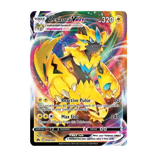 POKEMON TCG Zeraora VMAX #054