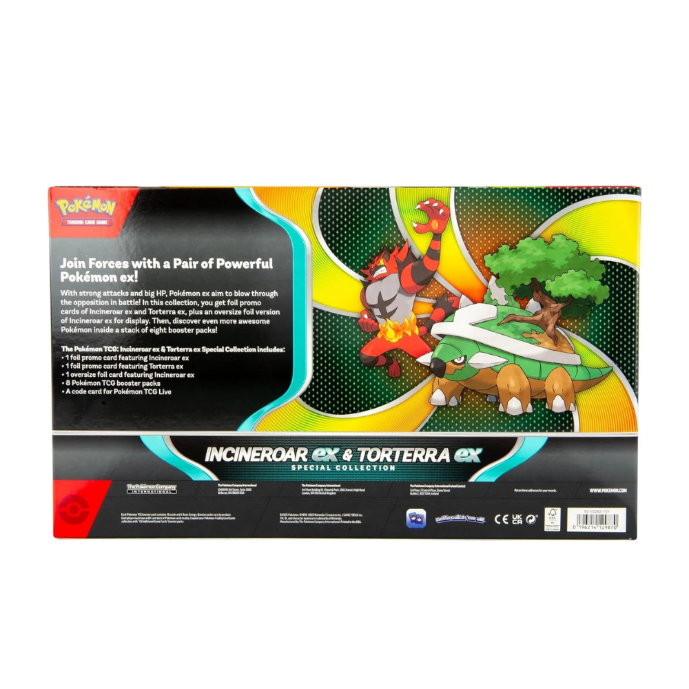 Pokemon TCG Incineroar ex & Torterra ex Special Collection