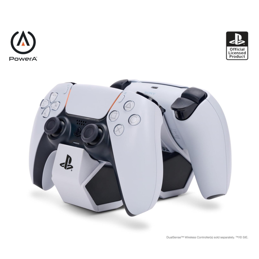PowerA DualSense İkili Şarj İstasyonu - PS5 Uyumlu, Resmi Lisanslı
