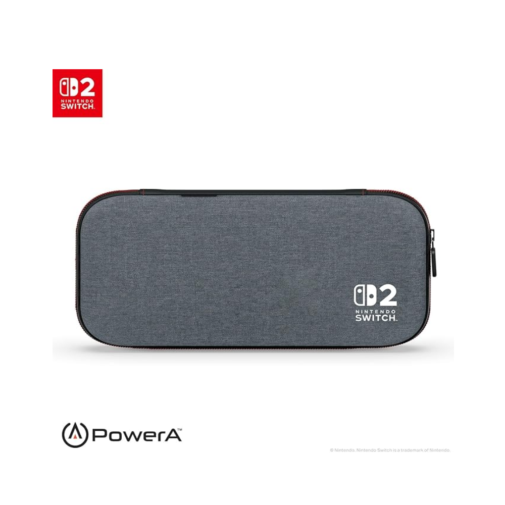 PowerA Nintendo Switch 2 Slim Kılıf Case - Resmi Lisanslı - Gri