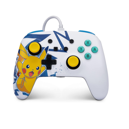 POWERA NINTENDO SWITCH ENHANCED KABLOLU OYUN KUMANDASI - PIKACHU HIGH VOLTAGE