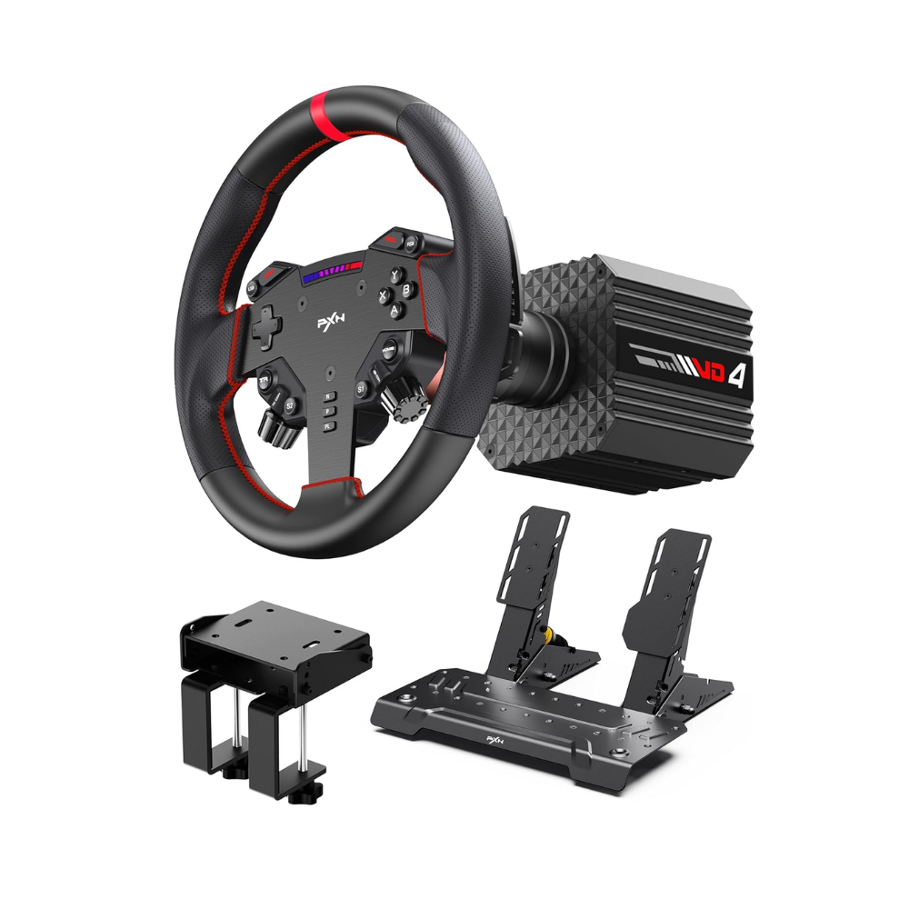 PXN VD4 Bundle – Direct Drive Sim Racing Direksiyon Seti