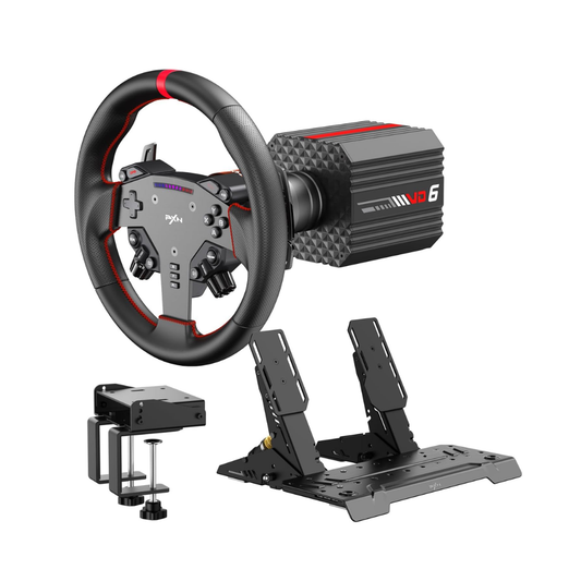 PXN VD6 Bundle Direct Drive Sim Racing Direksiyon Seti