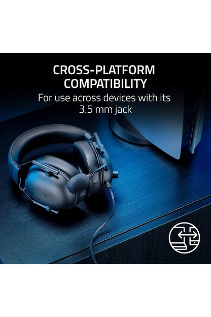 Razer BlackShark V2 X PlayStation Kablolu Oyuncu Kulaklığı – Siyah