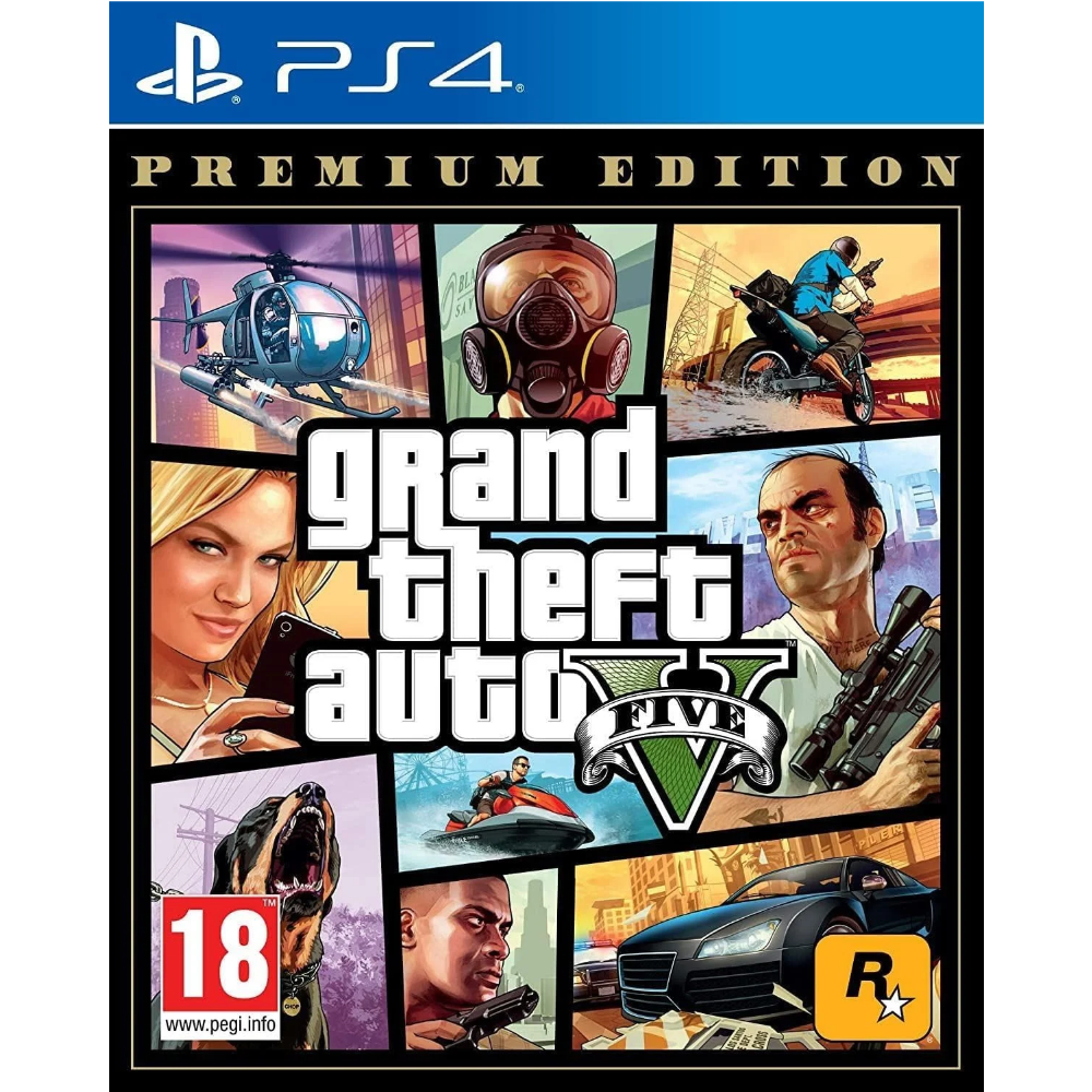 Rockstar Games Grand Theft Auto V Premium Edition PS4 Game [PlayStation 4]