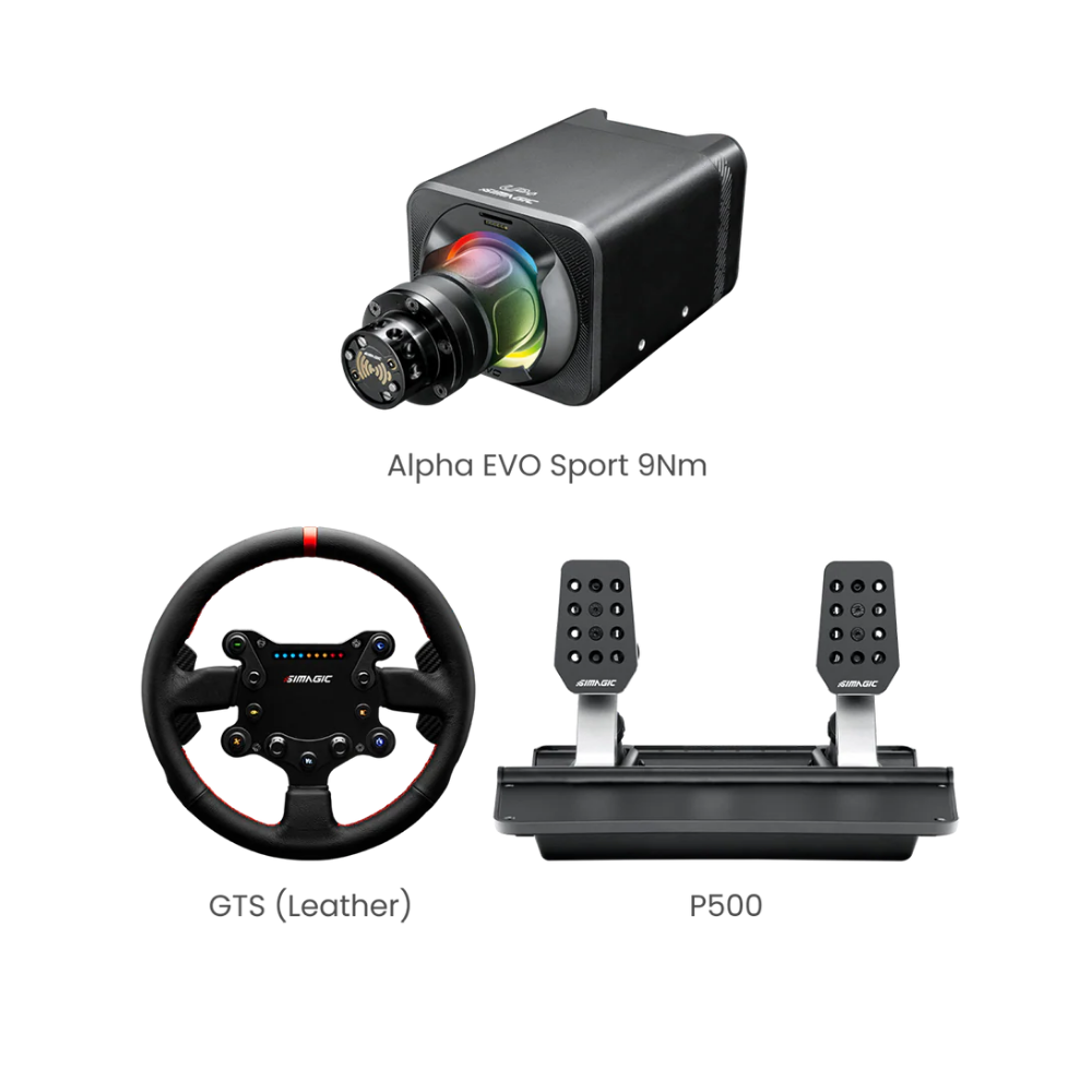 Simagic Alpha Evo Sport GT Sport P500 Direksiyon Seti Bundle
