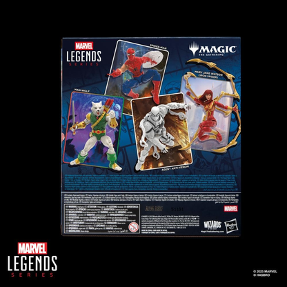 Spider-Man Marvel Legends Serisi Magic: The Gathering Battle-Damaged Aksiyon Figürü – Koleksiyonluk