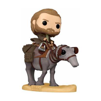 Funko Pop Disney Deluxe Star Wars - Ben Kenobi On Eopie No:549 Bobble-Head