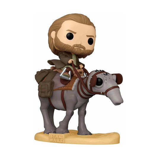 Funko Pop Disney Deluxe Star Wars - Ben Kenobi On Eopie No:549 Bobble-Head