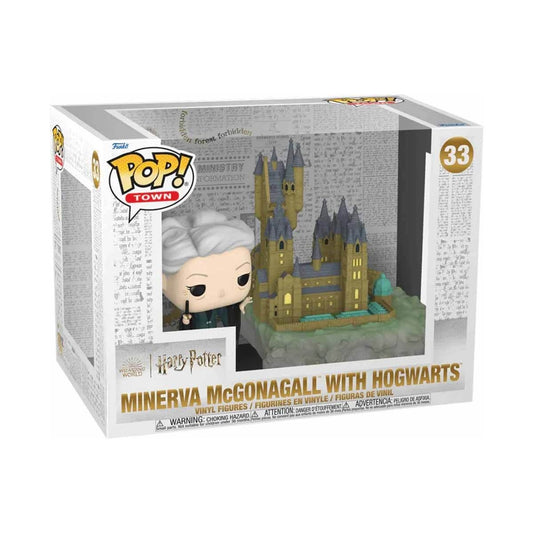 Funko Pop Town Harry Potter - Minerva Mcgonagall With Hogwarts No:33