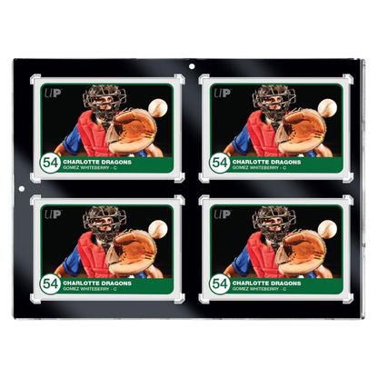 Ultra Pro 35pt 4-Card Black Border Uv One-Touch Mıknatıslı Kart Sergileme Çerçevesi