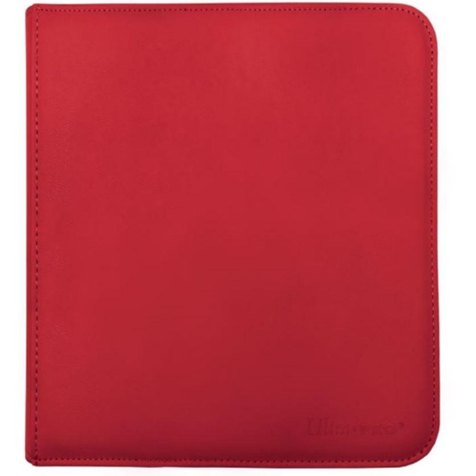 Ultra Pro Fermuarlı Pro Binder Red 12 Cepli 480 Kart Kapasiteli
