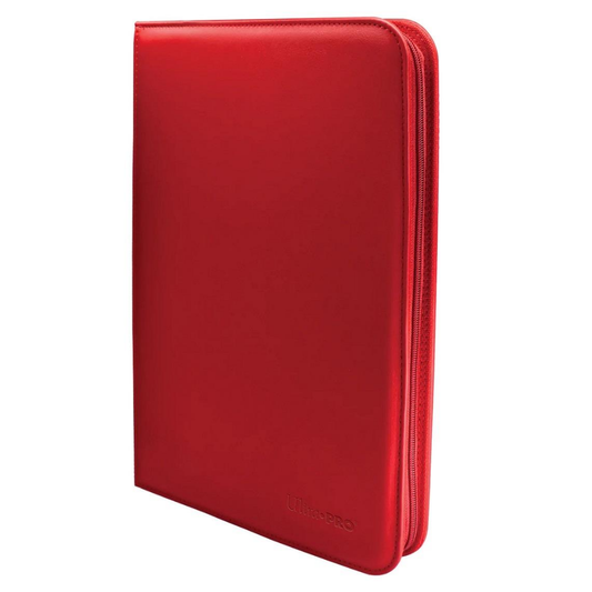 Ultra Pro Fermuarlı Pro Binder Red 9 Cepli 360 Kart Kapasiteli
