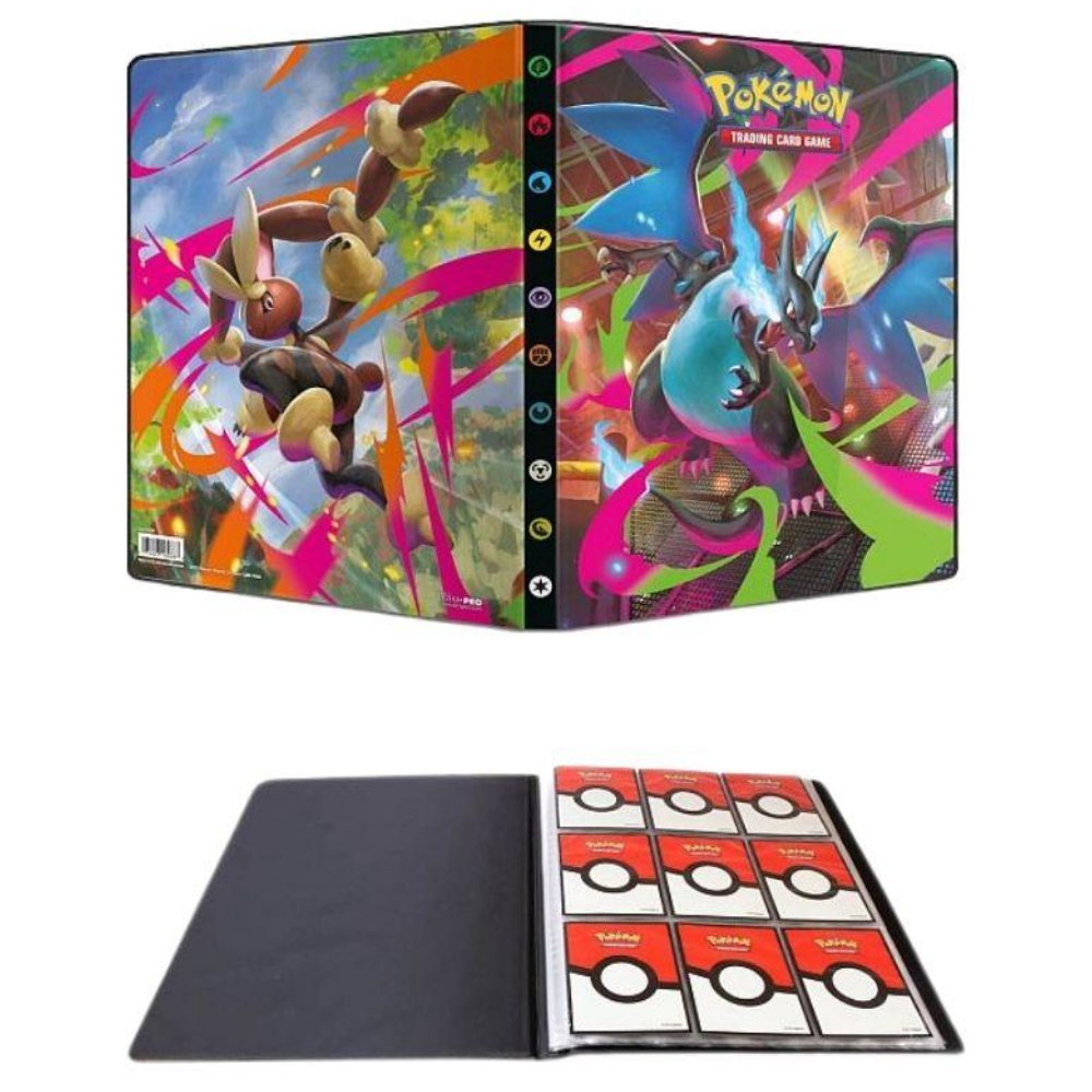 Ultra Pro Pokemon Phantasmal Flames Mega Charizard X Portfolio Albüm 9 Cepli 252 Kart Kapasiteli