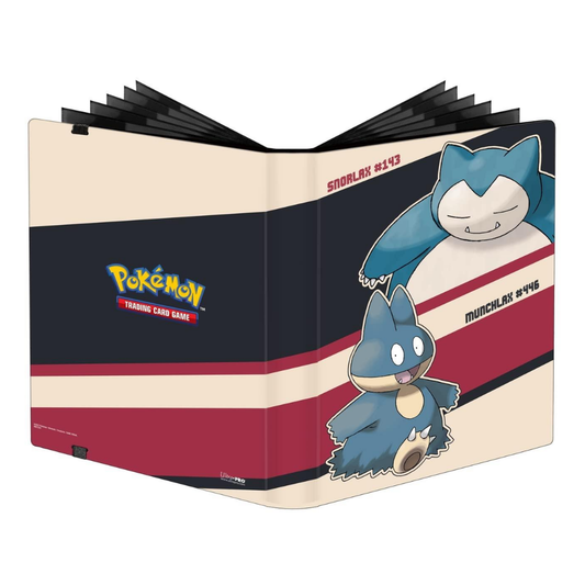 Ultra Pro Pokemon Snorlax Pro Binder 9 Cepli 360 Kart Kapasiteli