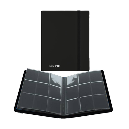 Ultra Pro PRO Binder 9-Pocket Eclipse Jet Black 9 Cepli 360 Kart Kapasiteli Albüm