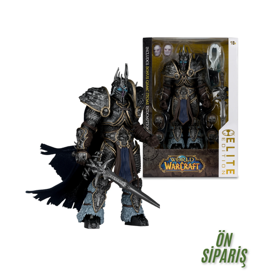 World of Warcraft Lich King Elite Edition #9 Deluxe Figür 22cm – McFarlane Koleksiyon Serisi